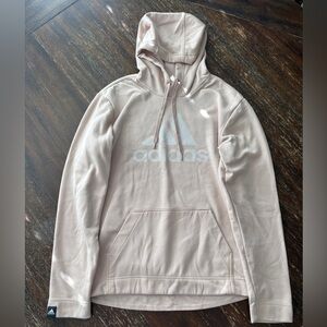 Adidas Soft Pink Fleece Hoodie